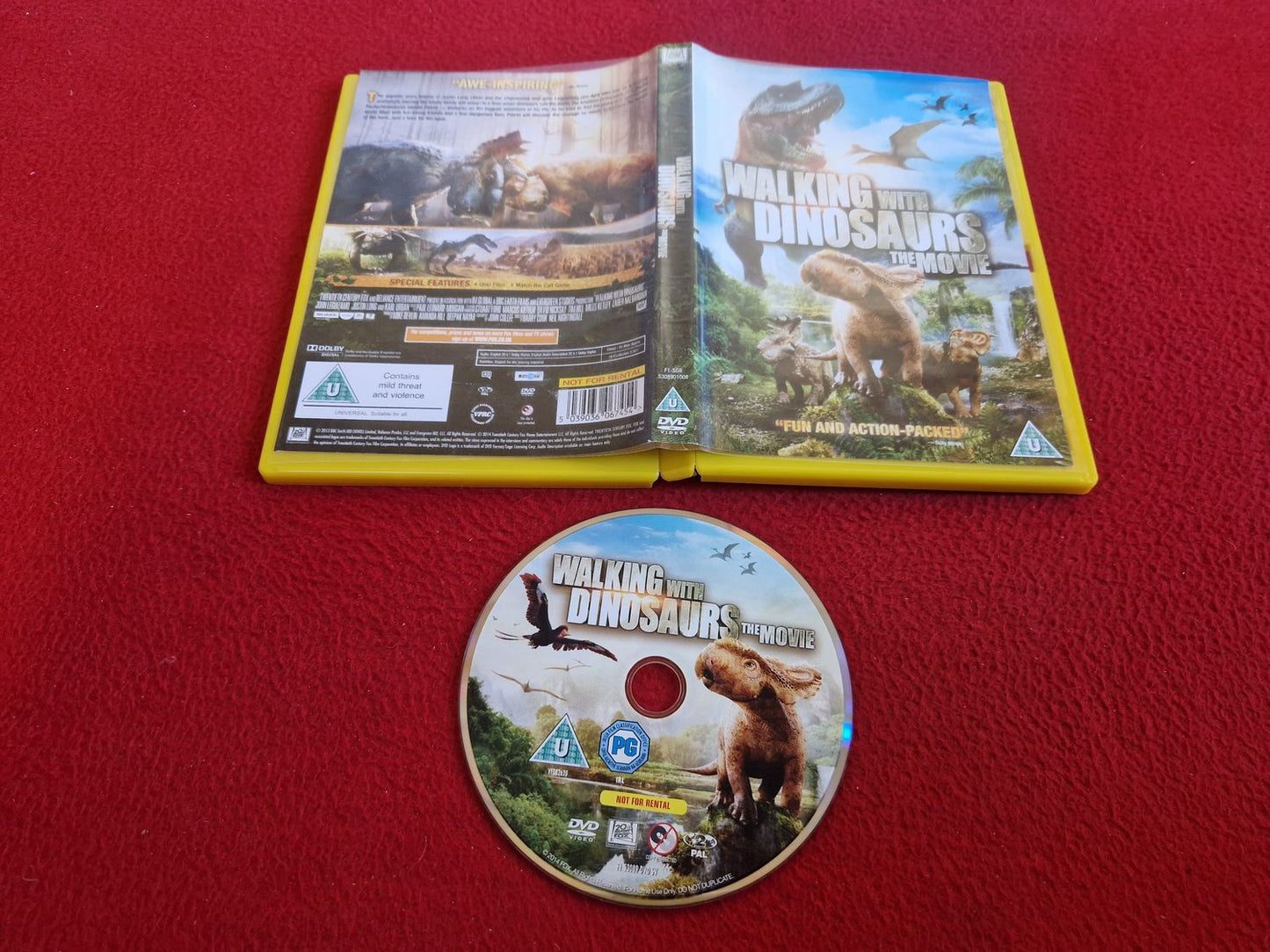 WALKING WITH DINOSAURS THE MOVIE DVD