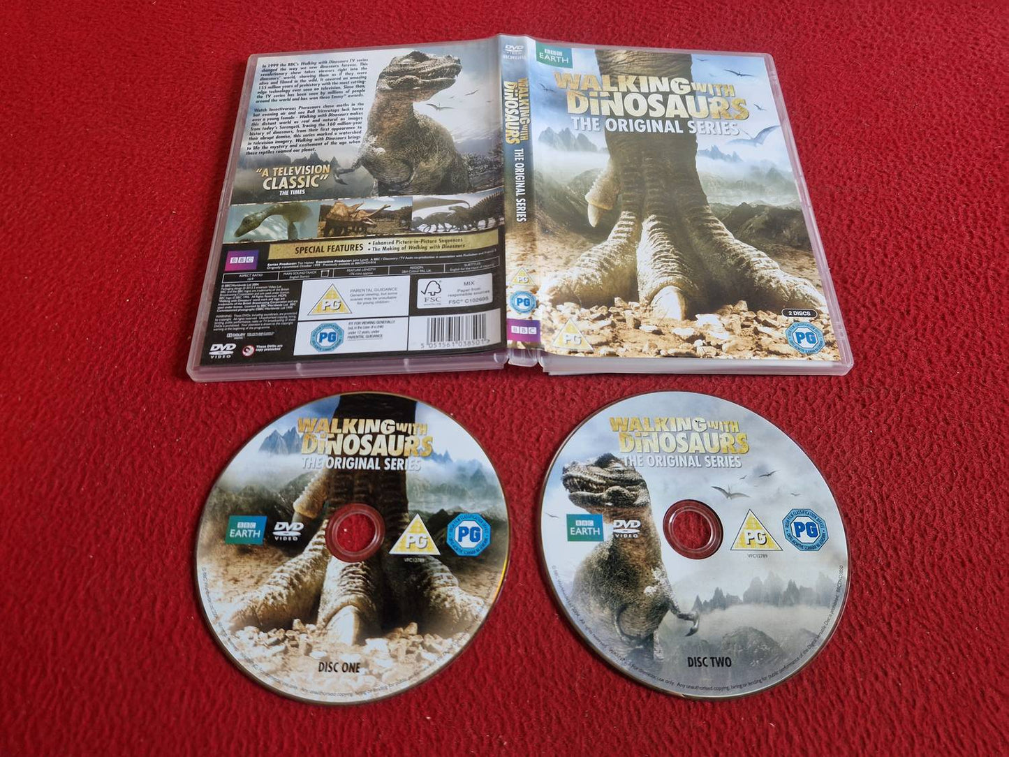 WALKING WITH DINOSAURS THE ORIGINAL SERIES DVD