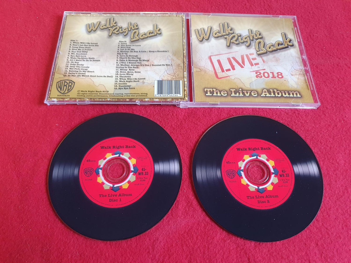 WALK RIGHT BACK LIVE 2018 till CD