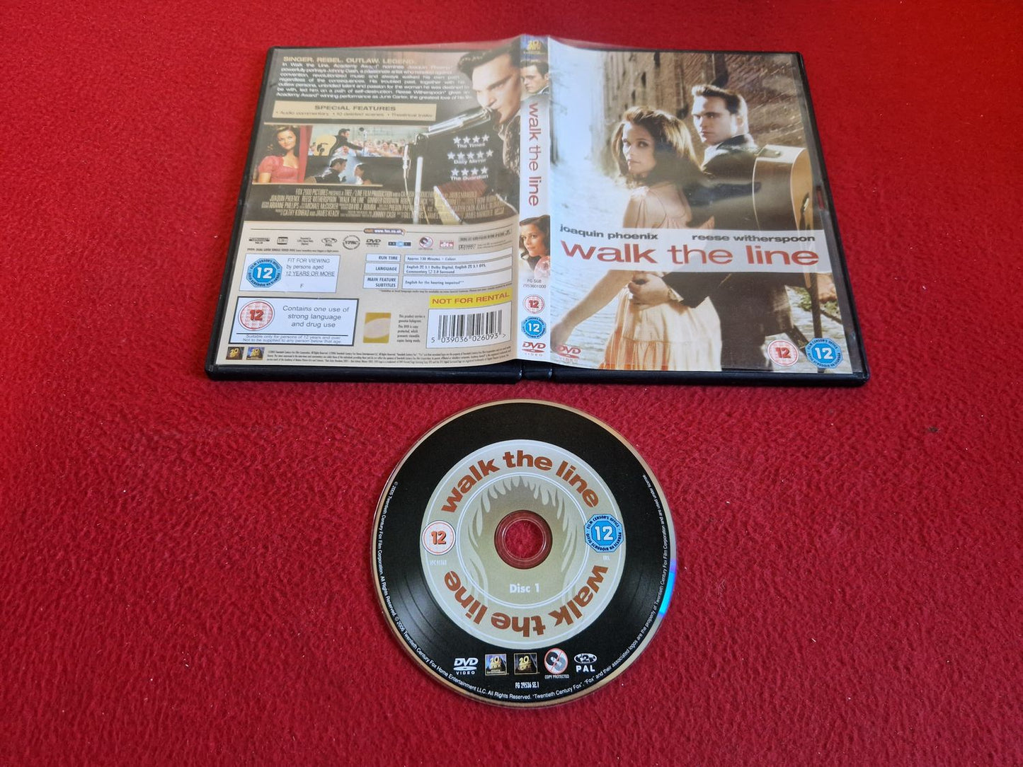WALK THE LINE DVD