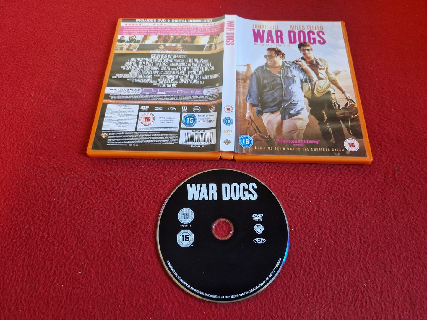 WAR DOGS DVD
