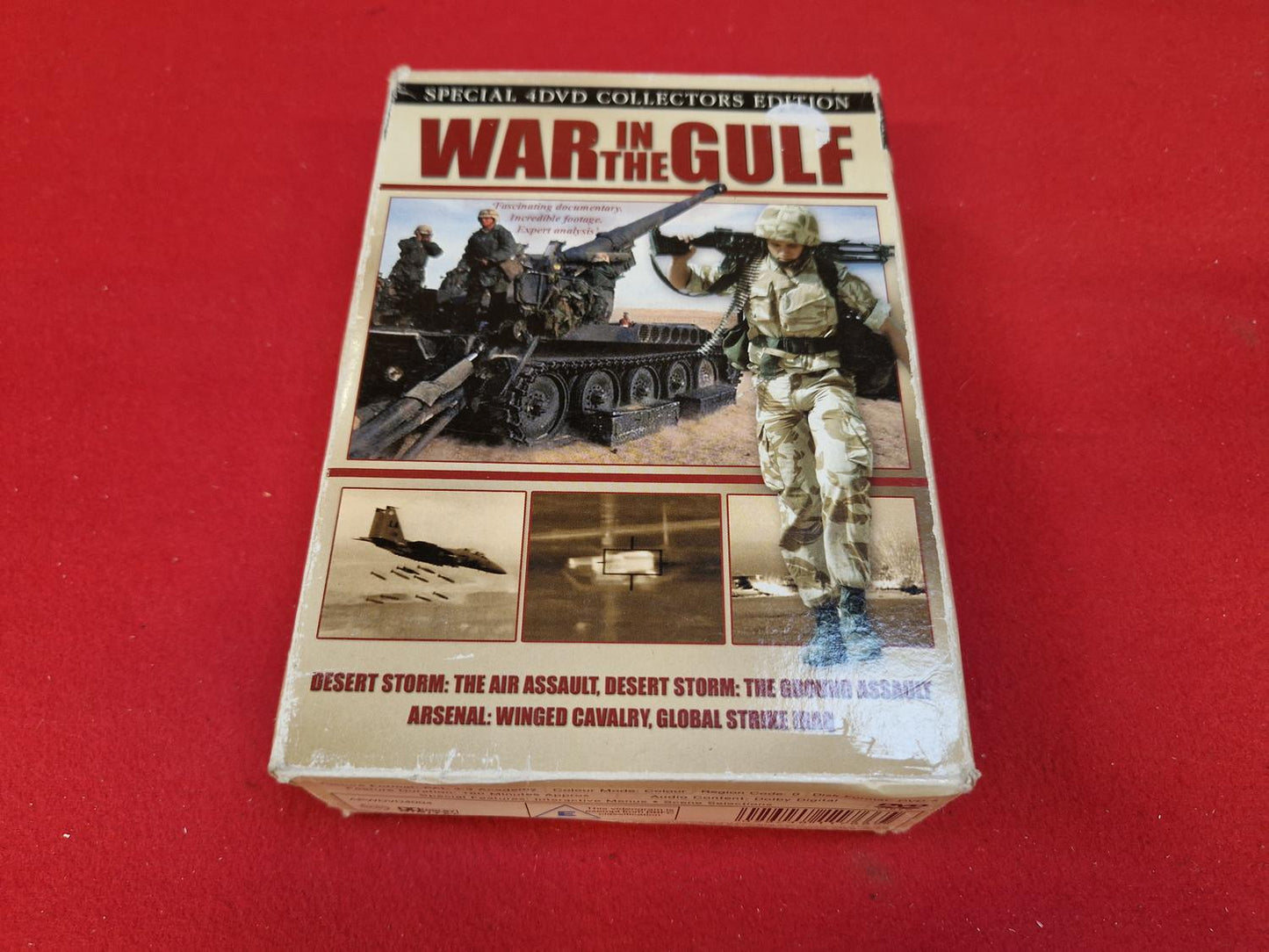 WAR IN THE GULF DESERT STORM THE AIR ASSAULT mfl BOX till DVD