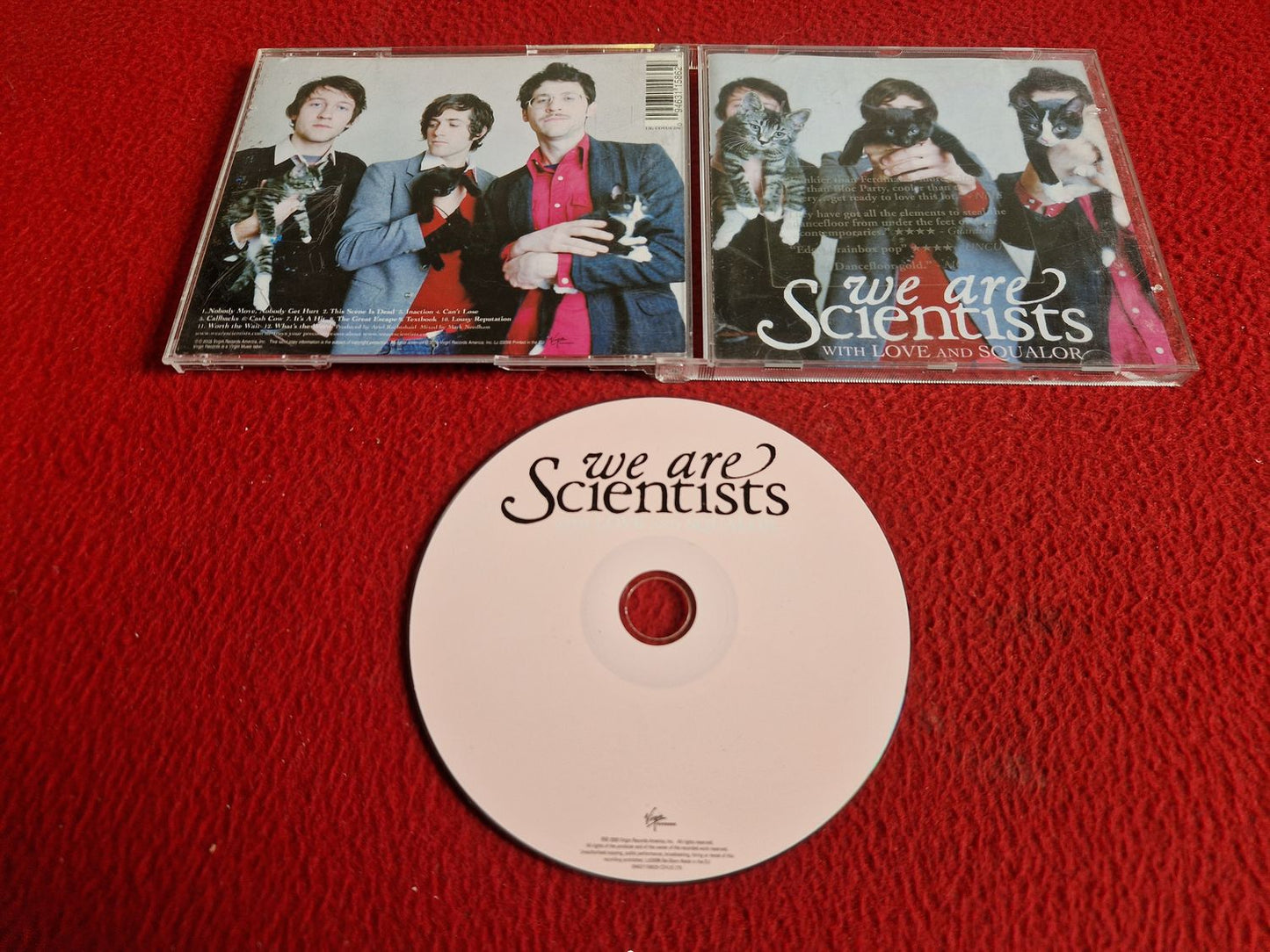 WE ARE SCIENTISTS WITH LOVE AND SQUALOR CD