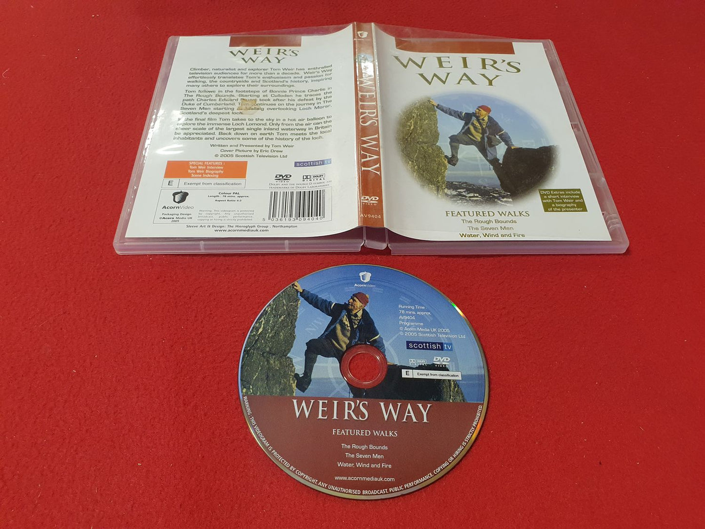 WEIRS WAY FEATURED WALKS THE ROUGH BOUNDS / SEVEN MEN / WATER WIND & FIRE DVD