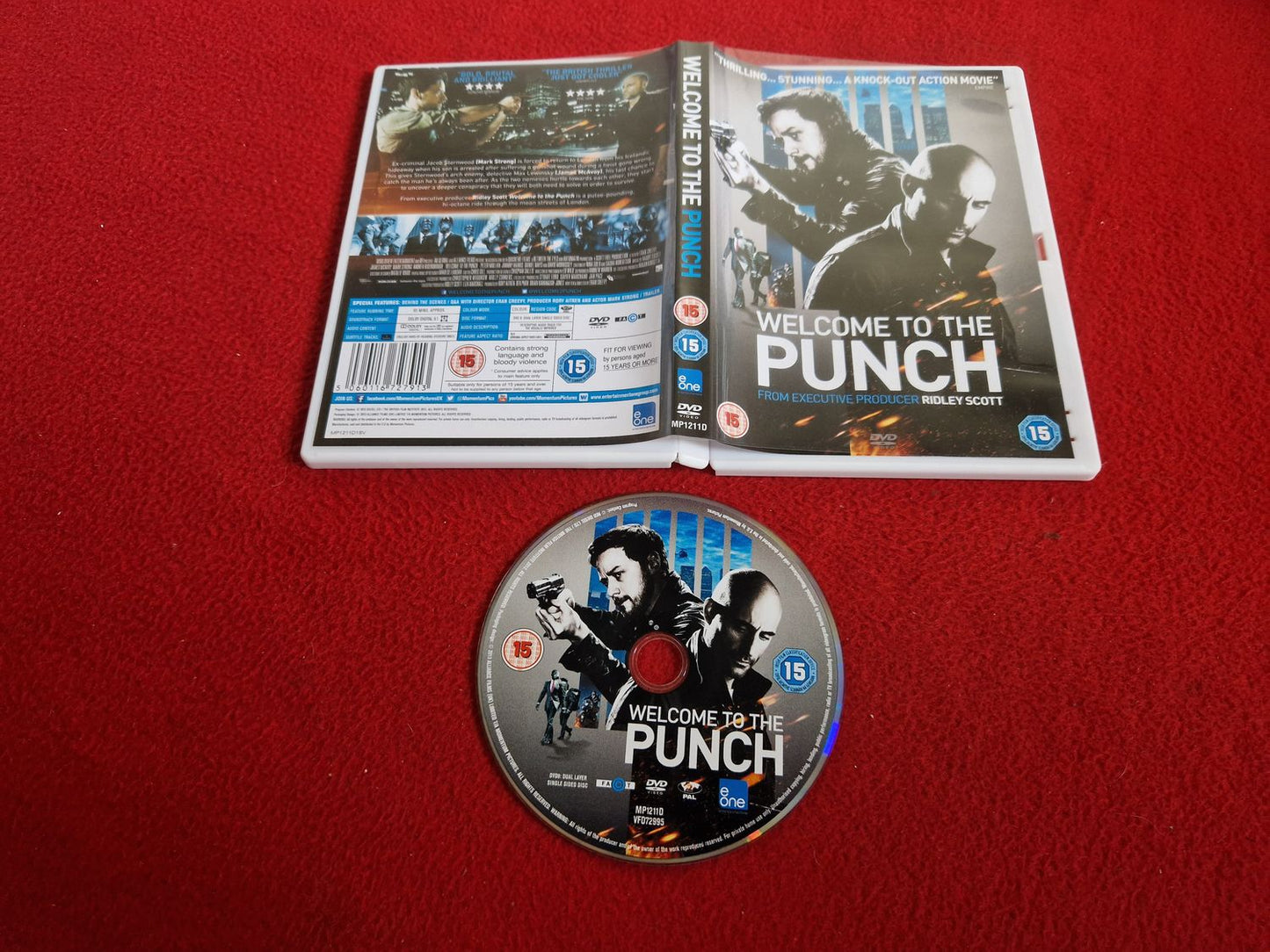 WELCOME TO THE PUNCH DVD