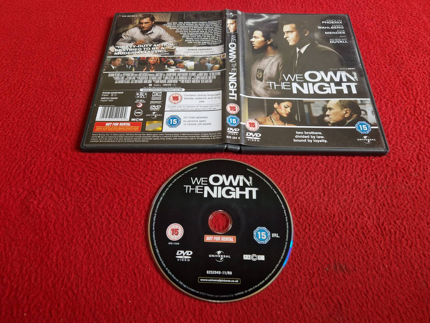 WE OWN THE NIGHT DVD