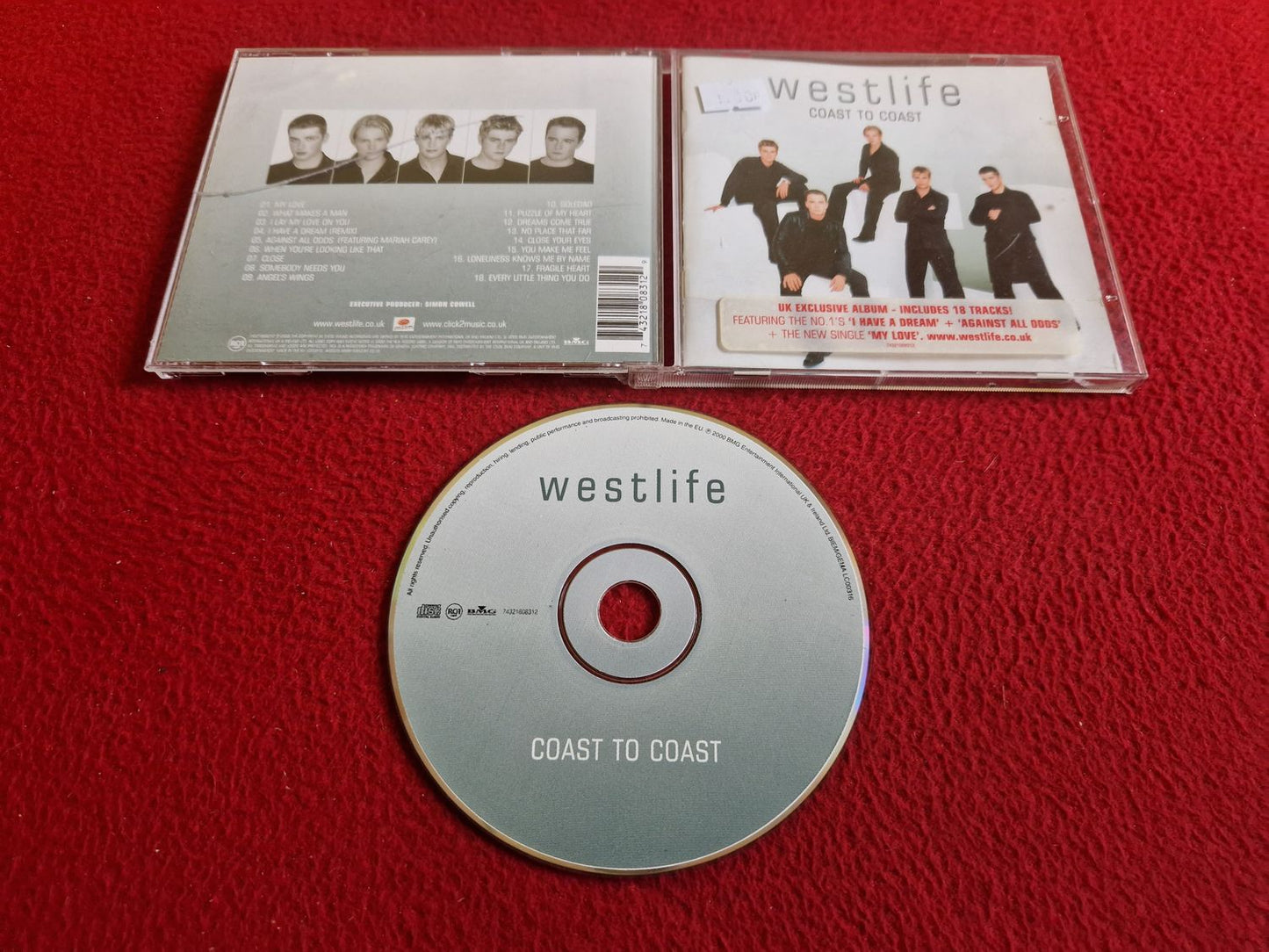 WESTLIFE COAST TO COAST CD
