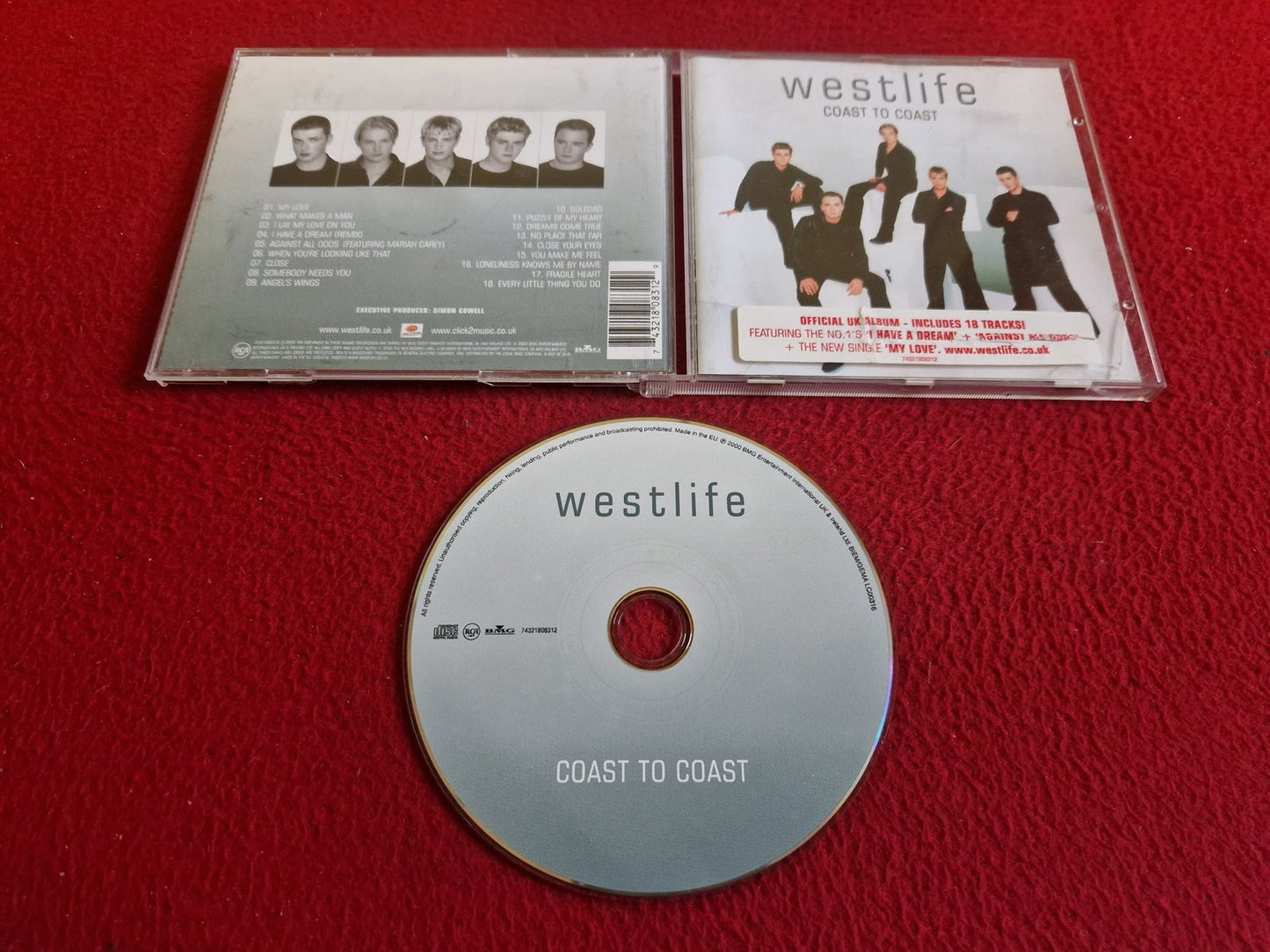 WESTLIFE COAST TO COAST CD