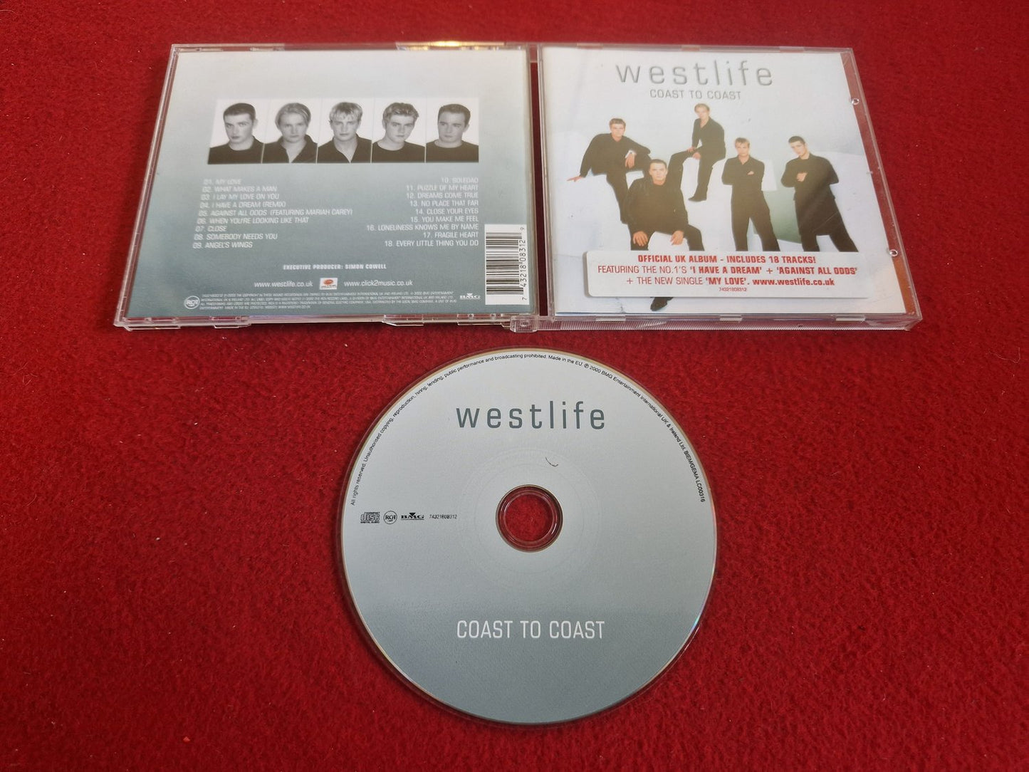 WESTLIFE COAST TO COAST till CD