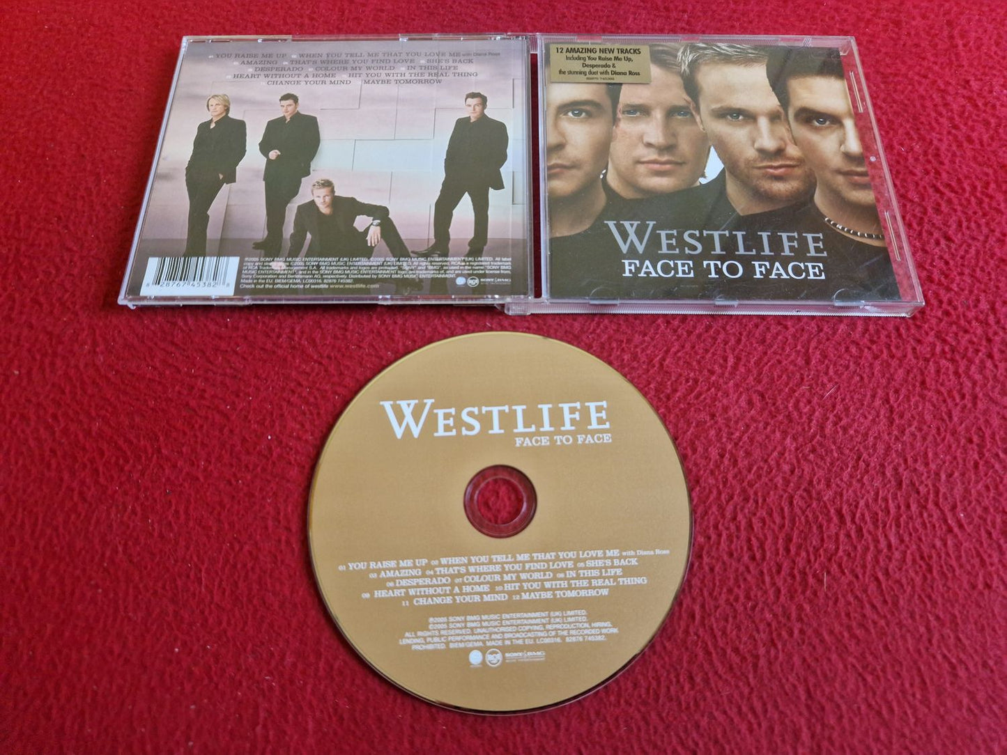 WESTLIFE FACE TO FACE CD