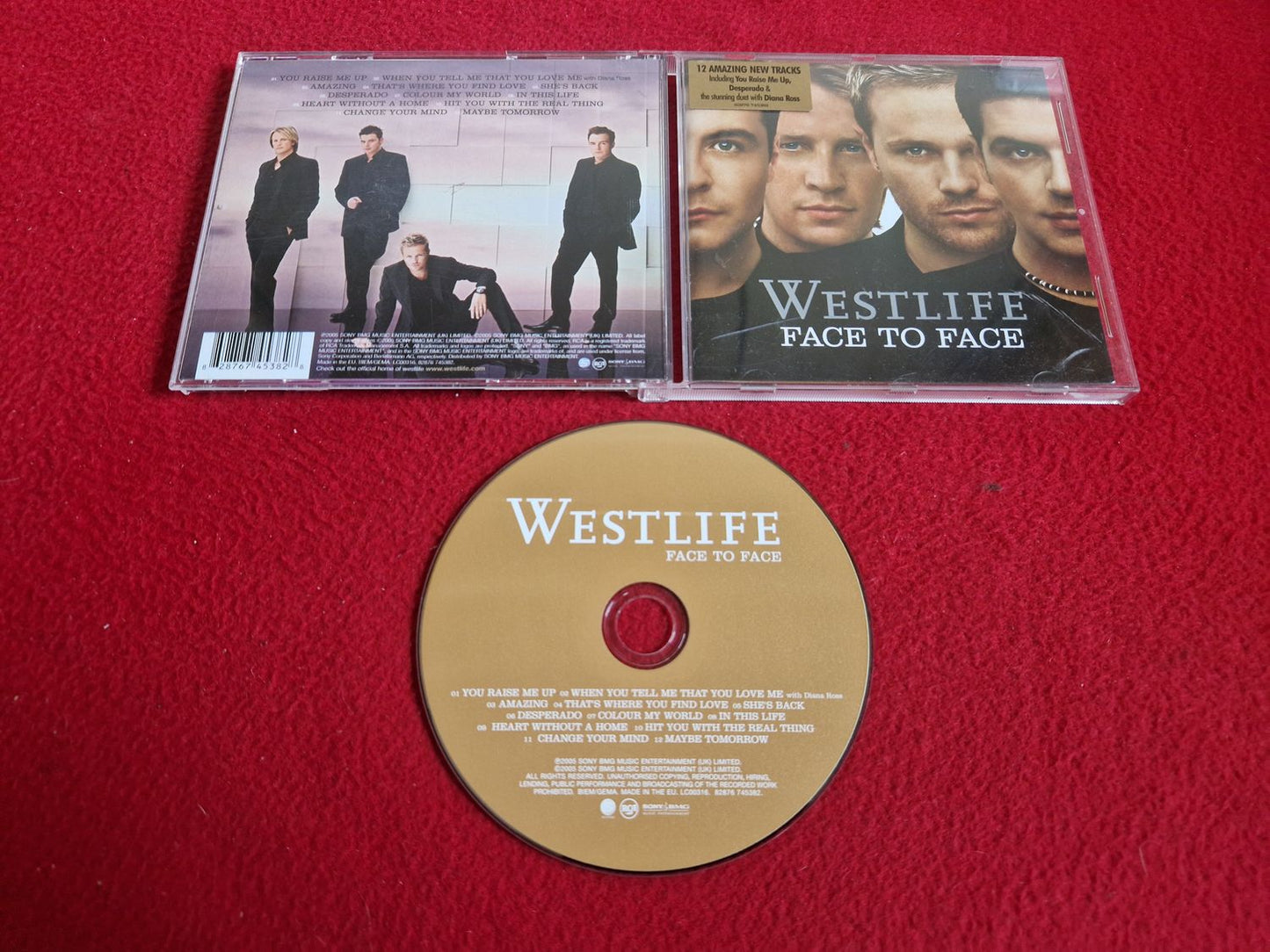 WESTLIFE FACE TO FACE CD