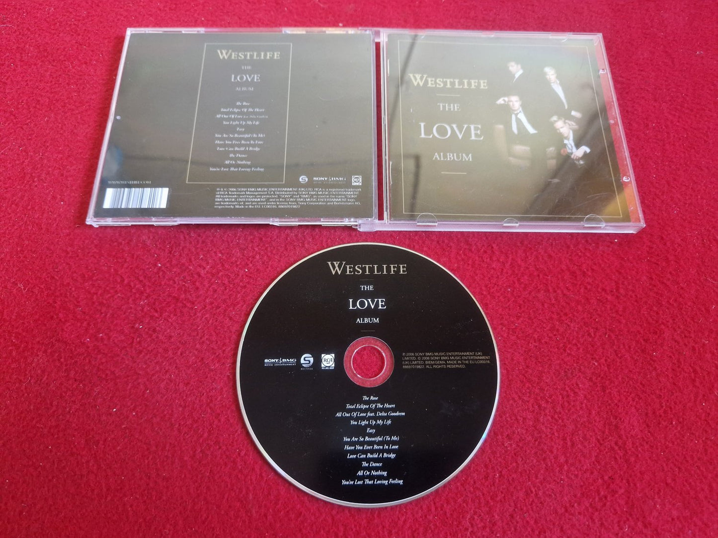 WESTLIFE THE LOVE ALBUM till CD