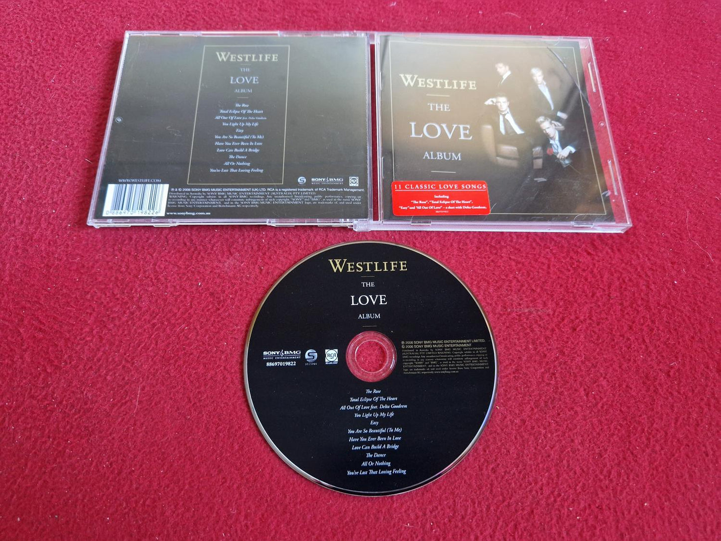 WESTLIFE THE LOVE ALBUM till CD