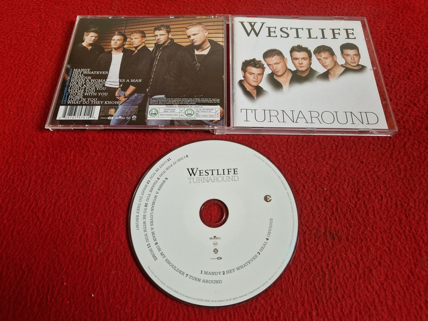 WESTLIFE TURNAROUND CD