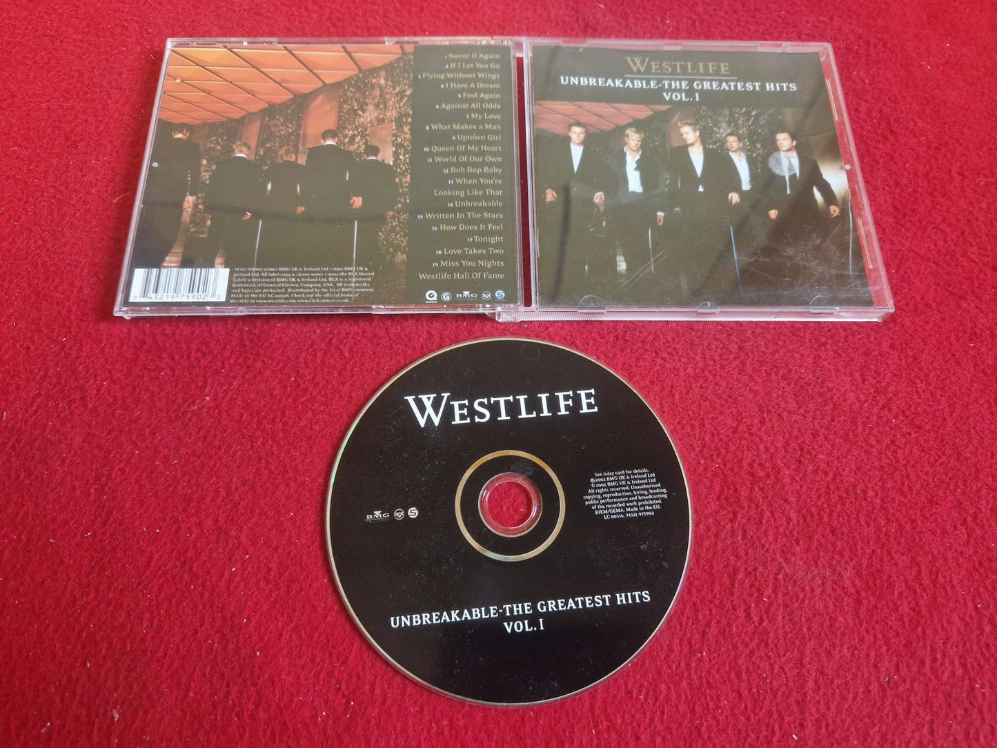 WESTLIFE UBREAKABLE THE GREATEST HITS VOL.1 till CD