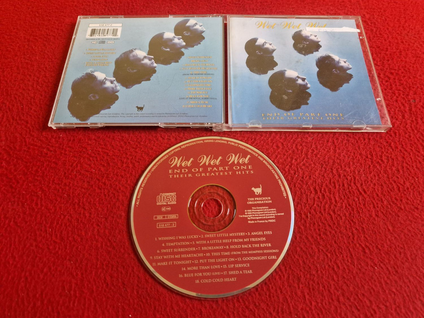 WET WET WET END OF PART ONE THEIR GREATEST HITS CD