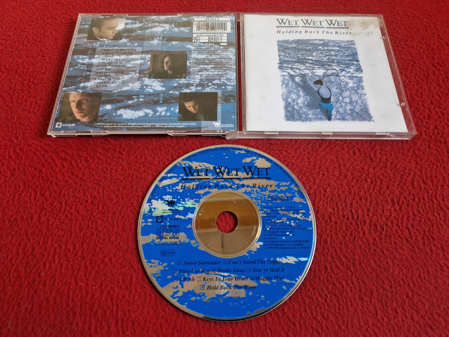 WET WET WET HOLDING BACK THE RIVER CD