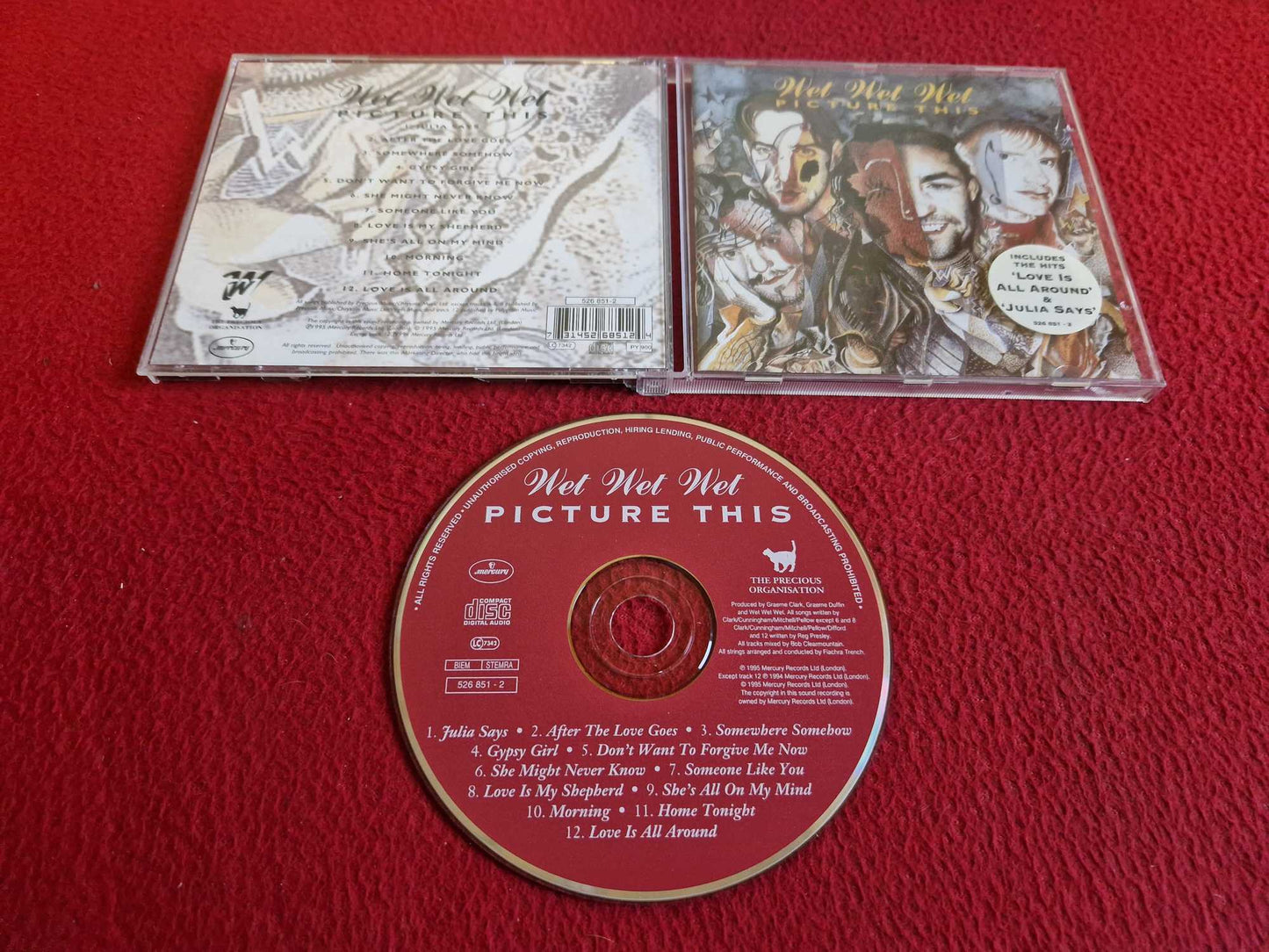 WET WET WET PICTURE THIS CD