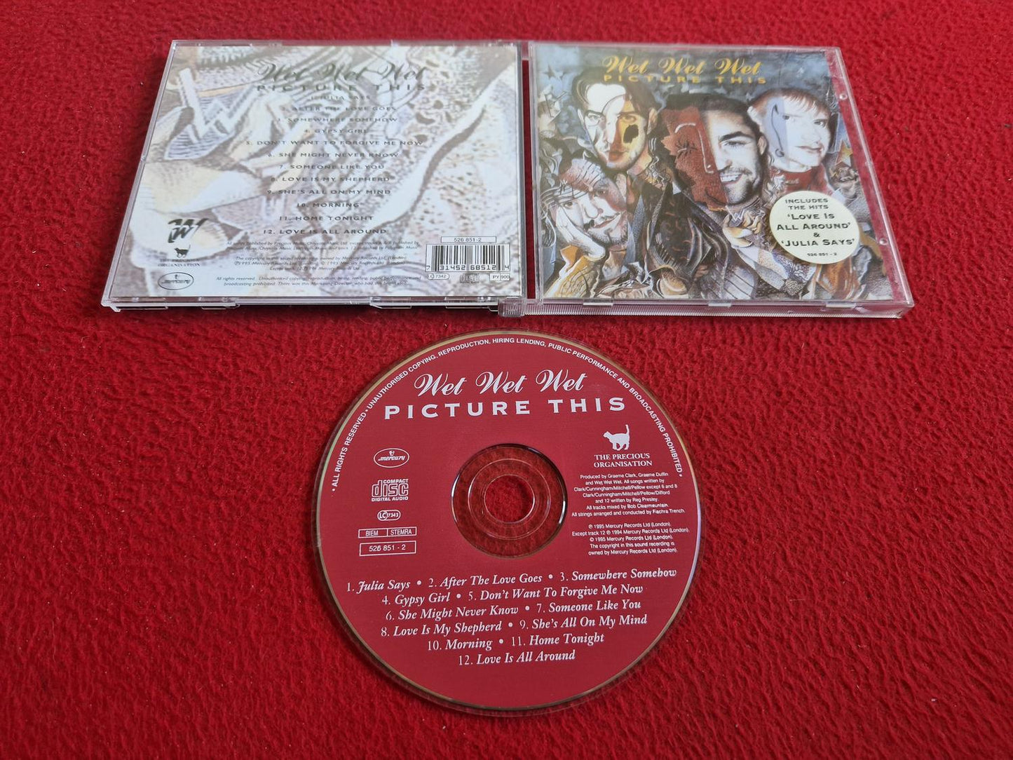 WET WET WET PICTURE THIS CD