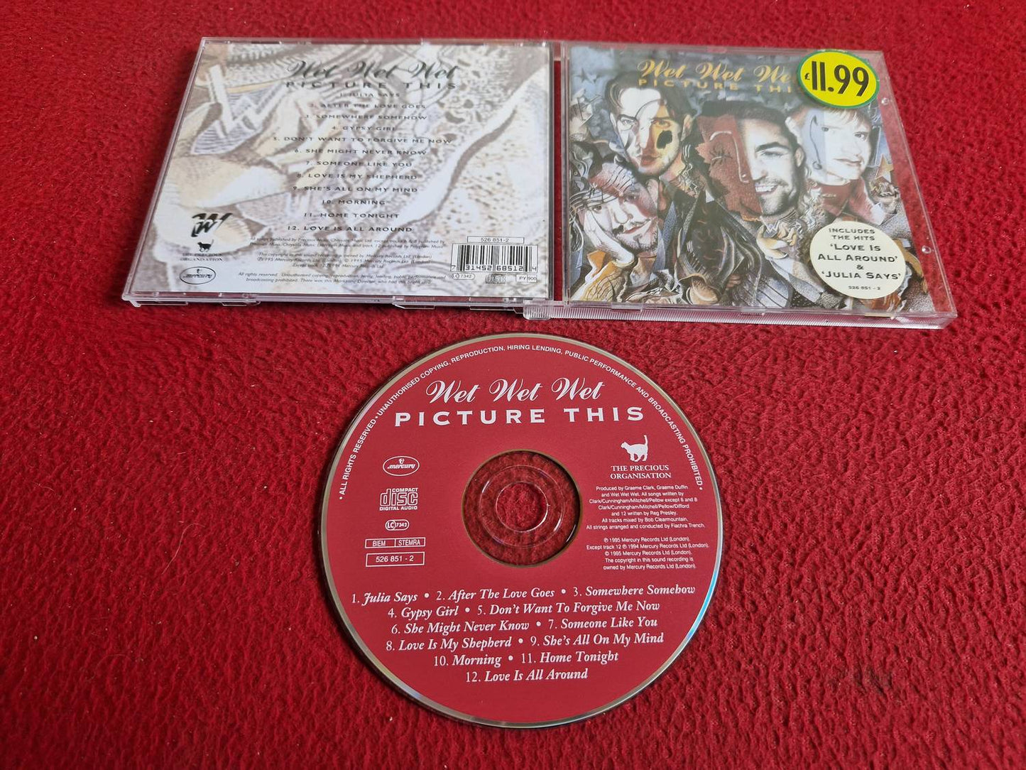 WET WET WET PICTURE THIS CD