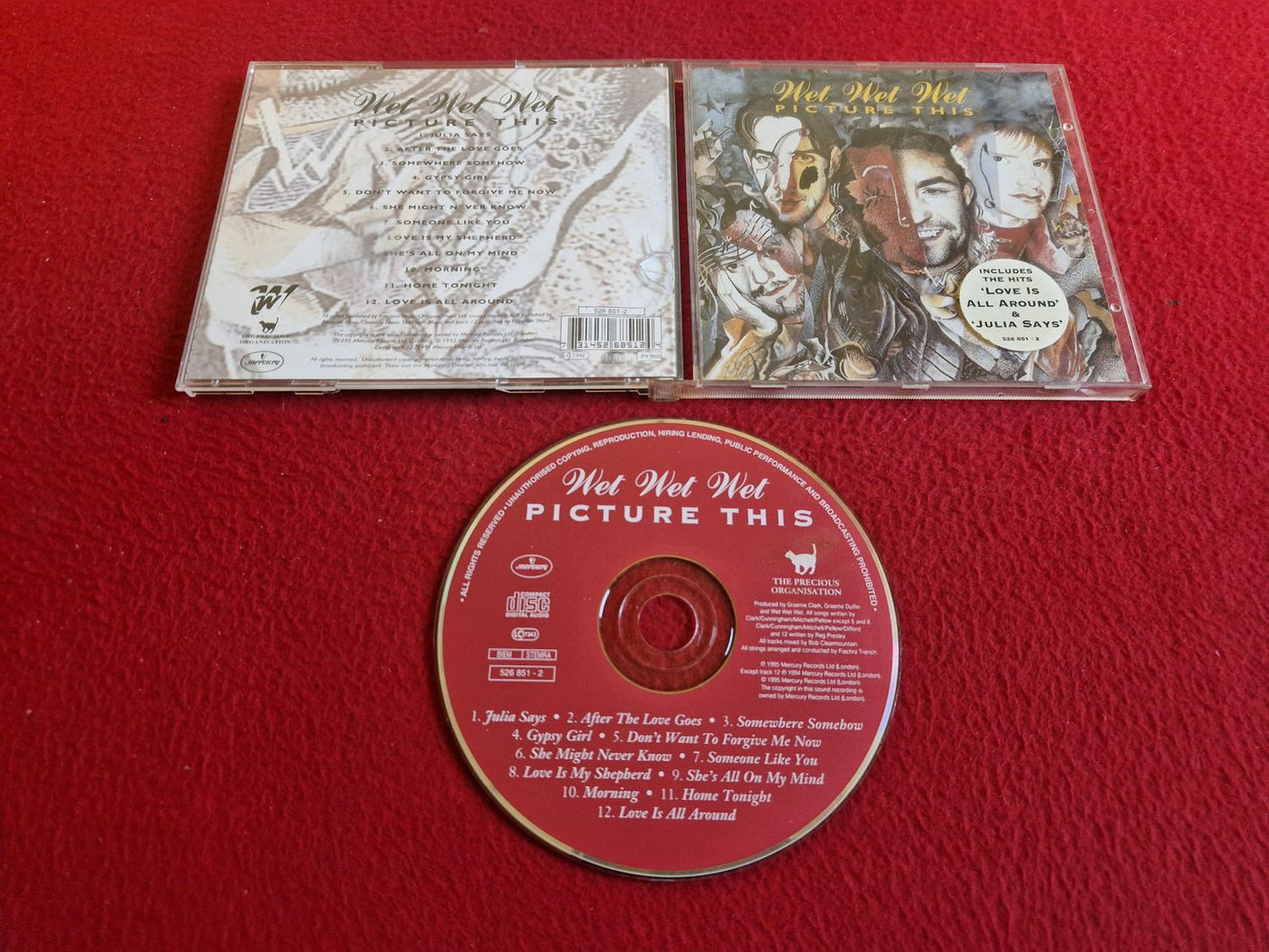 WET WET WET PICTURE THIS CD