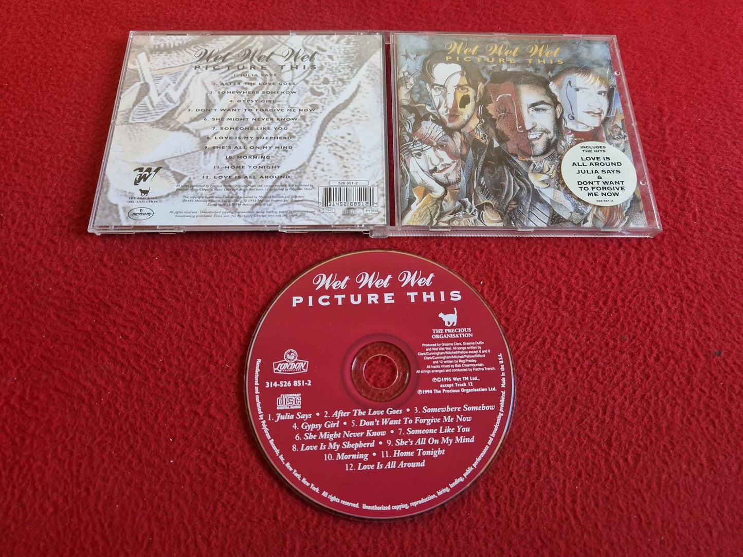 WET WET WET PICTURE THIS CD
