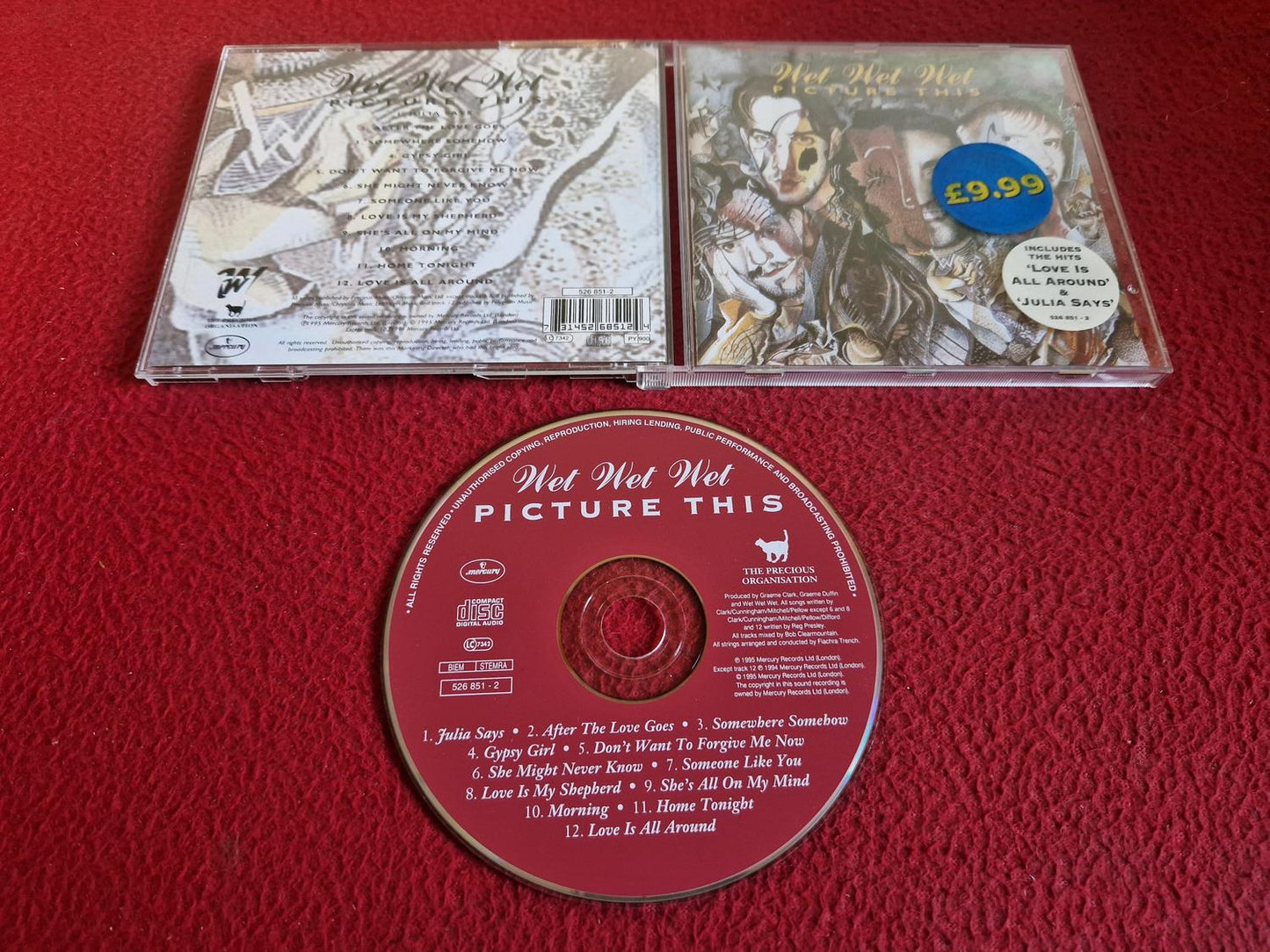 WET WET WET PICTURE THIS CD
