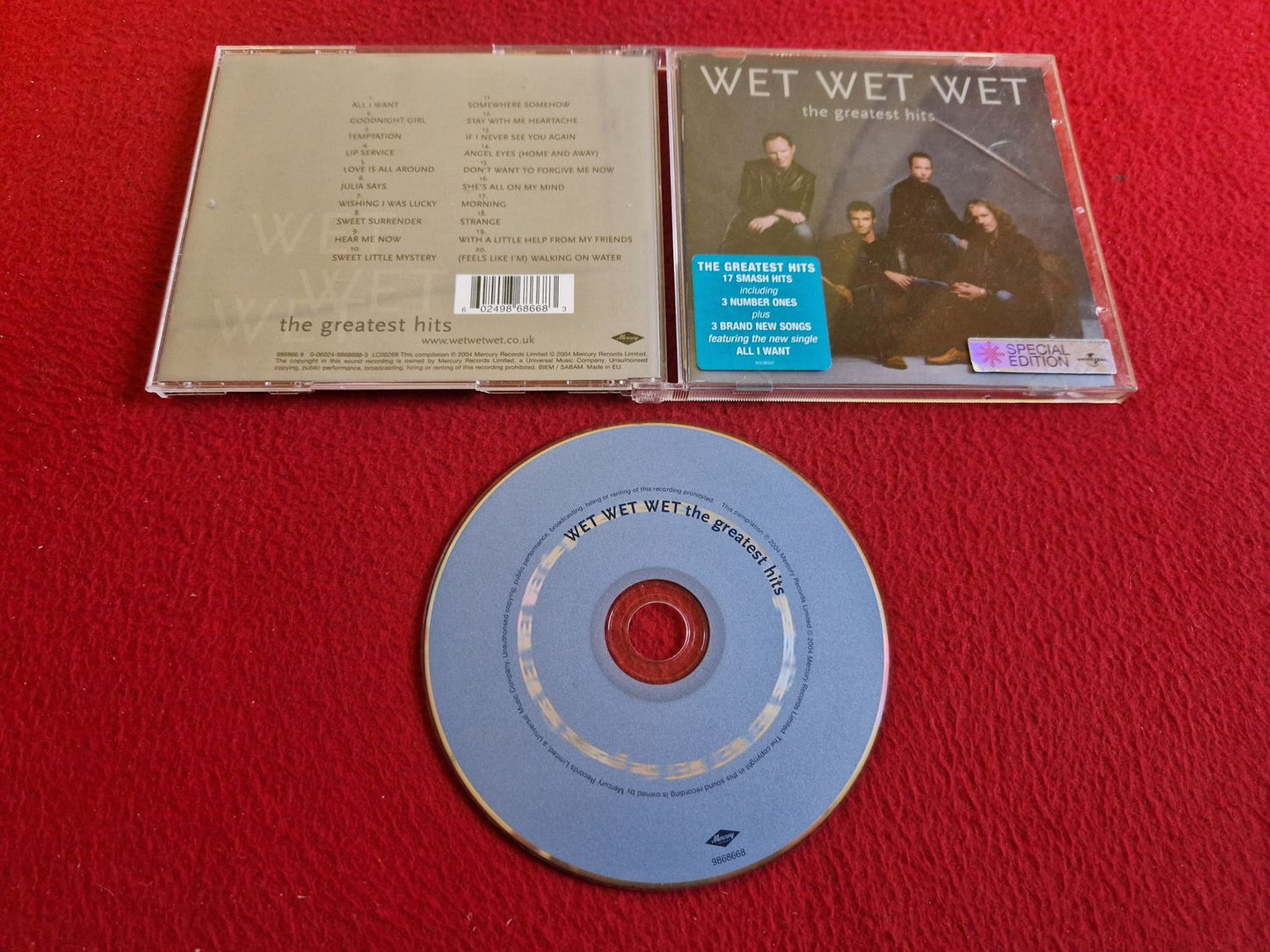 WET WET WET THE THE GREATEST HITS CD