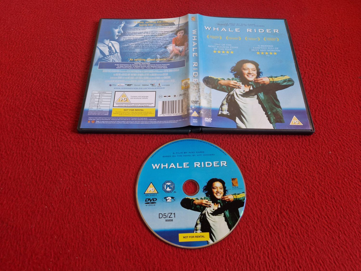 WHALE RIDER DVD
