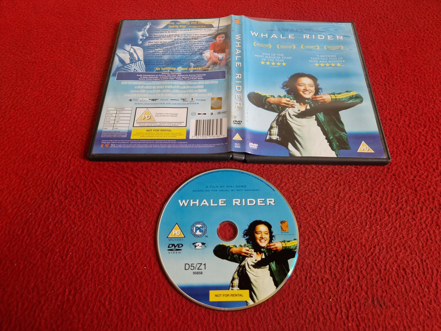 WHALE RIDER DVD