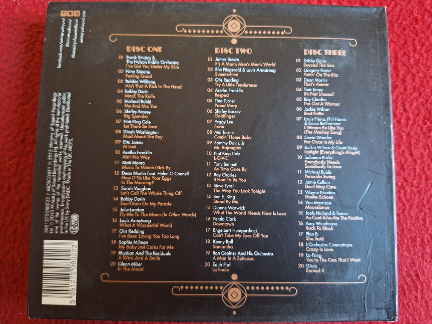WHEN COOL WAS KING MINISTRY OF SOUND CD BOX