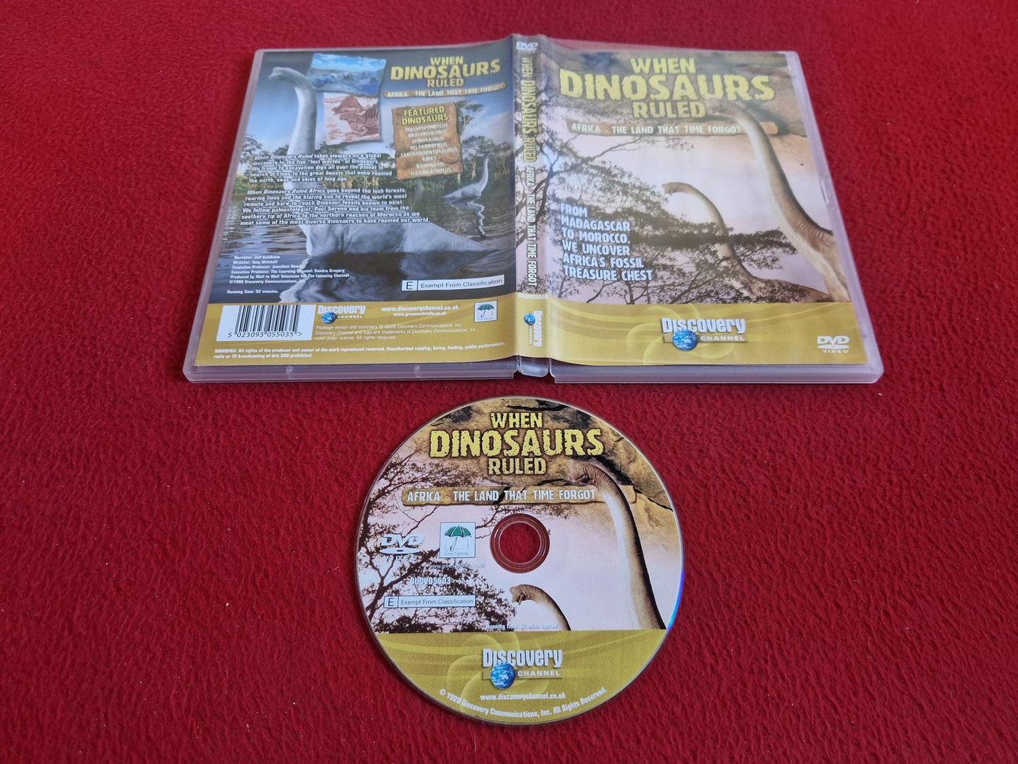 WHEN DINOSAURS RULED AFRICA THE LAND THAT TIME FORGOT DVD