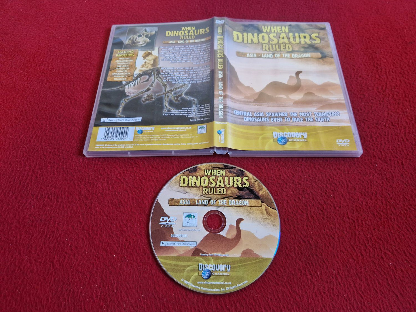 WHEN DINOSAURS RULED ASIA - LAND OF THE DRAGON DVD