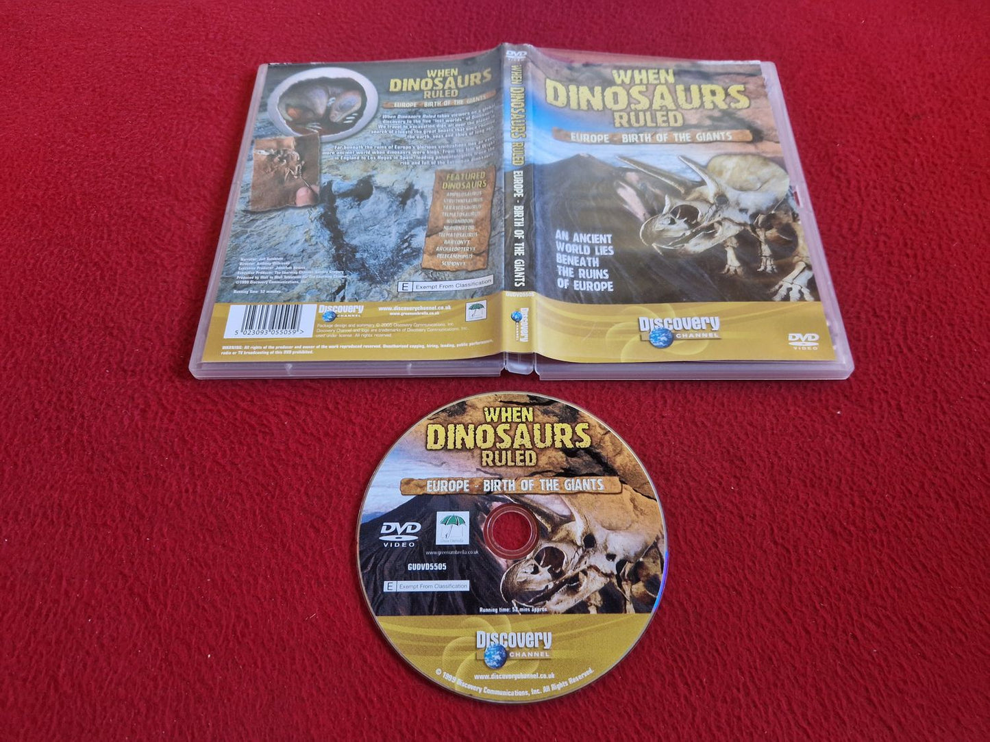 WHEN DINOSAURS RULED EUROPE - BIRTH OF THE GIANTS DVD