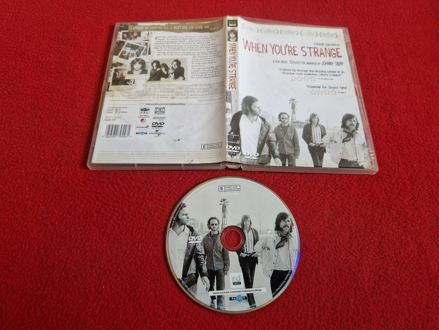 WHEN YOU'RE STRANGE till DVD
