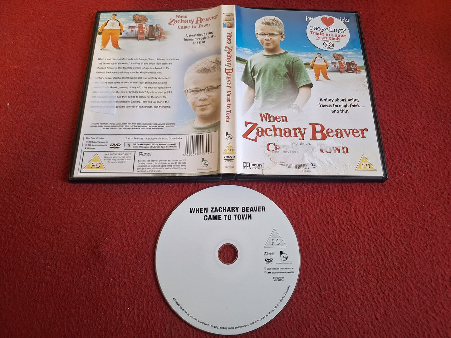 WHEN ZACHARY BEAVER CAME TO TOWN DVD