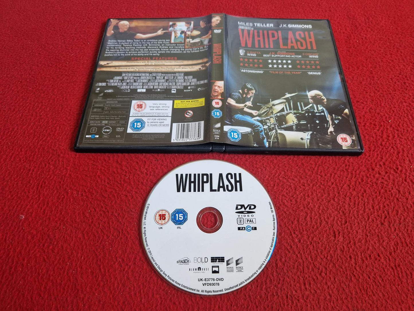 WHIPLASH DVD