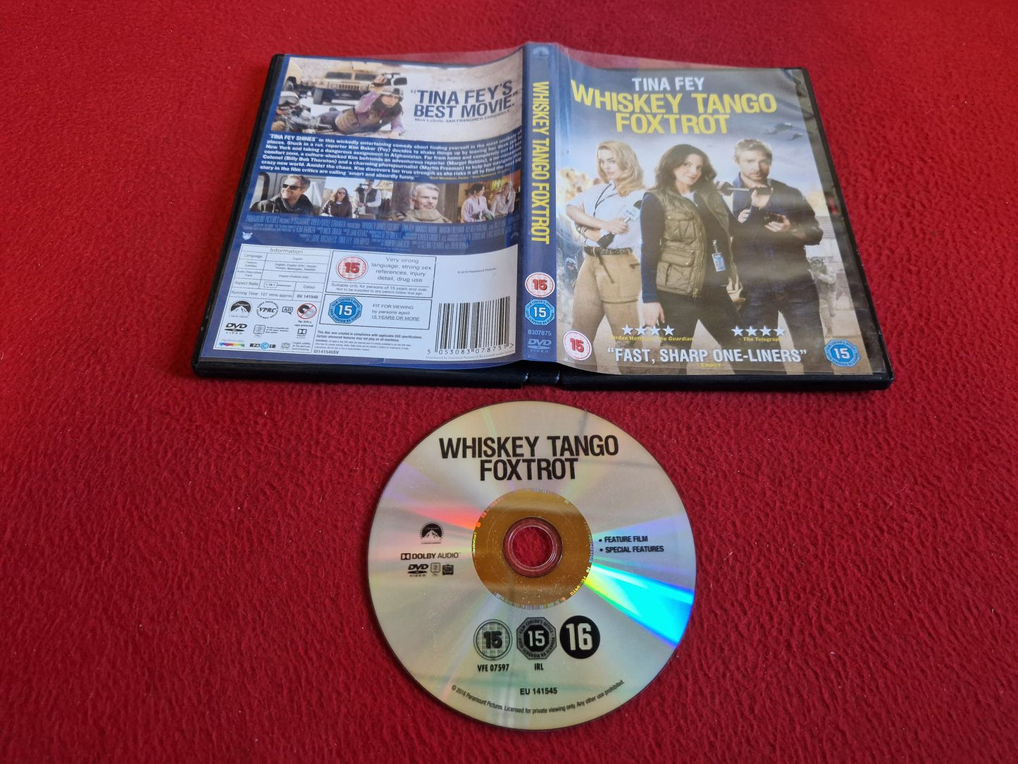WHISKEY TANGO FOXTROT DVD