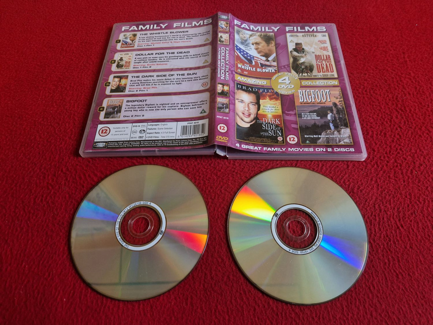 WHISTLE BLOWER / DOLLAR FOR THE DEAD / DARK SIDE OF THE SUN / BIGFOOT DVD