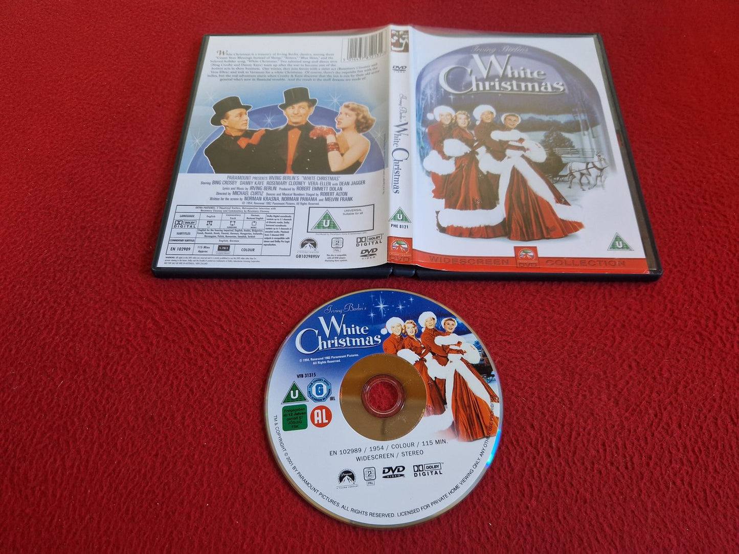 WHITE CHRISTMAS DVD