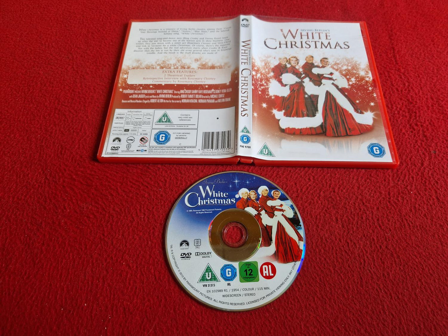 WHITE CHRISTMAS DVD