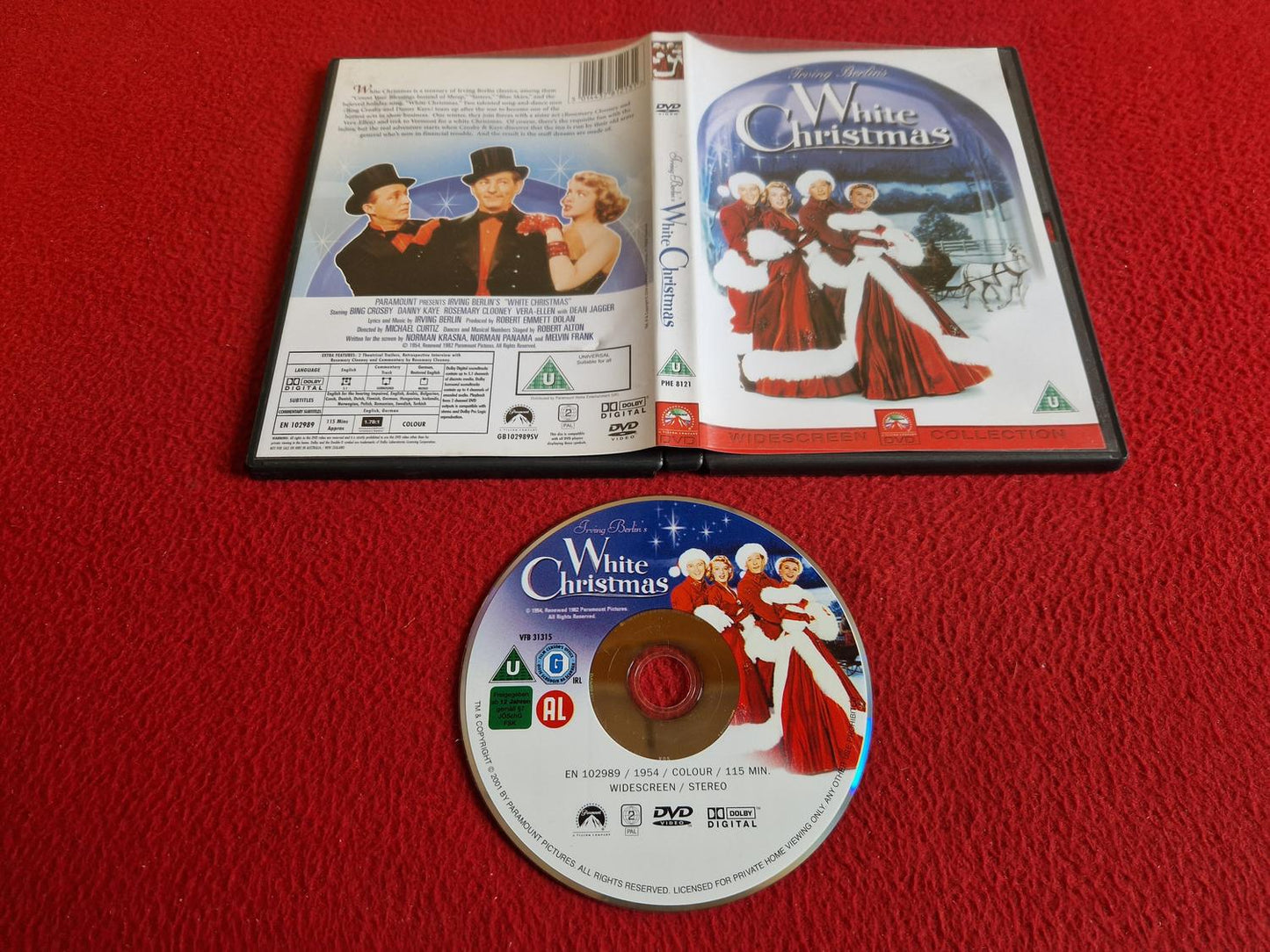 WHITE CHRISTMAS DVD