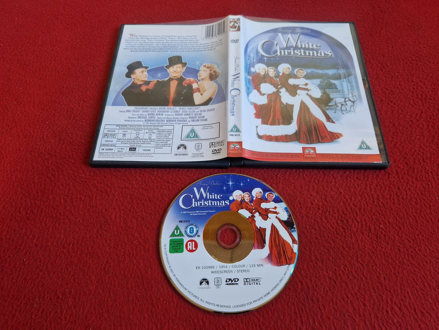 WHITE CHRISTMAS DVD