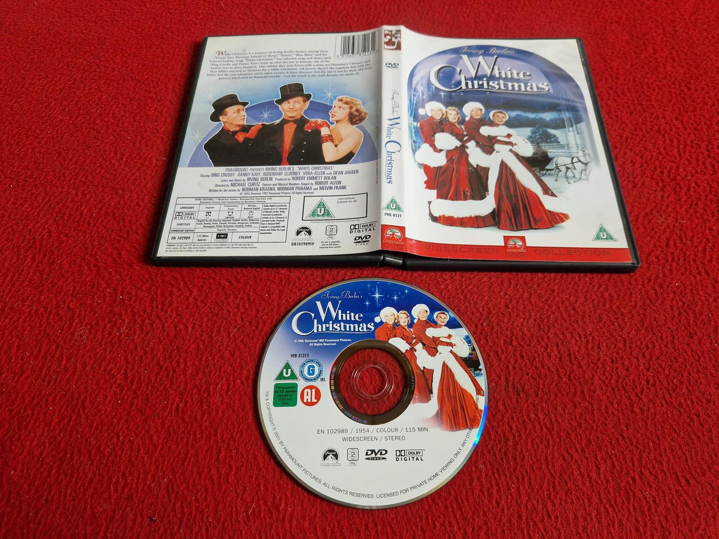 WHITE CHRISTMAS DVD