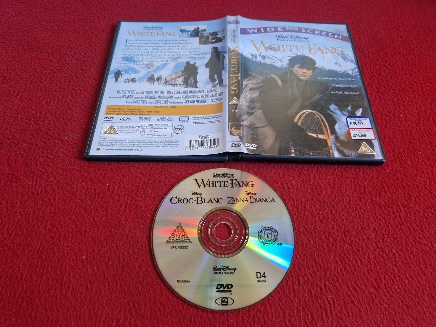 WHITE FANG DVD
