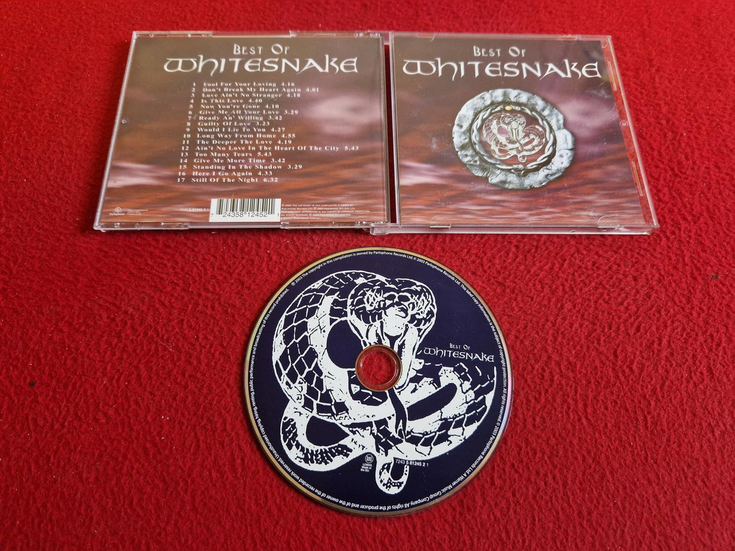 WHITESNAKE BEST OF CD