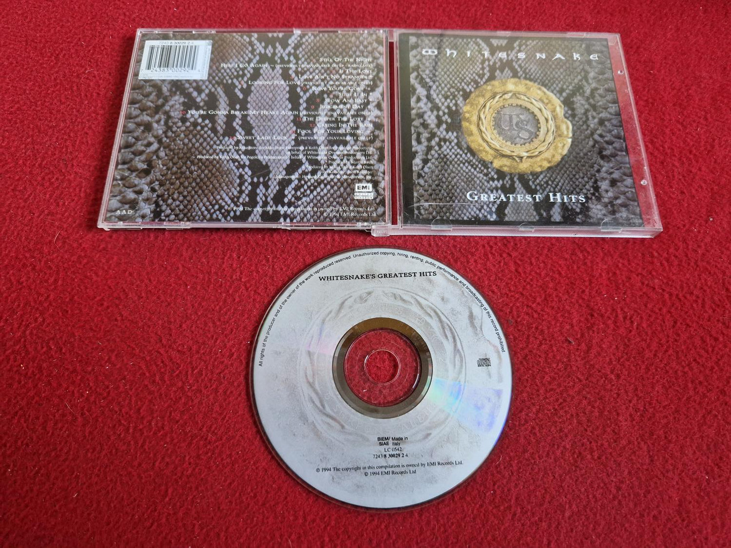 WHITESNAKE GREATEST HITS CD