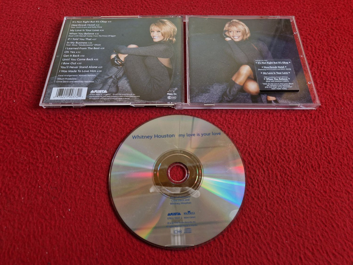 WHITNEY HOUSTON MY LOVE IS YOUR LOVE CD