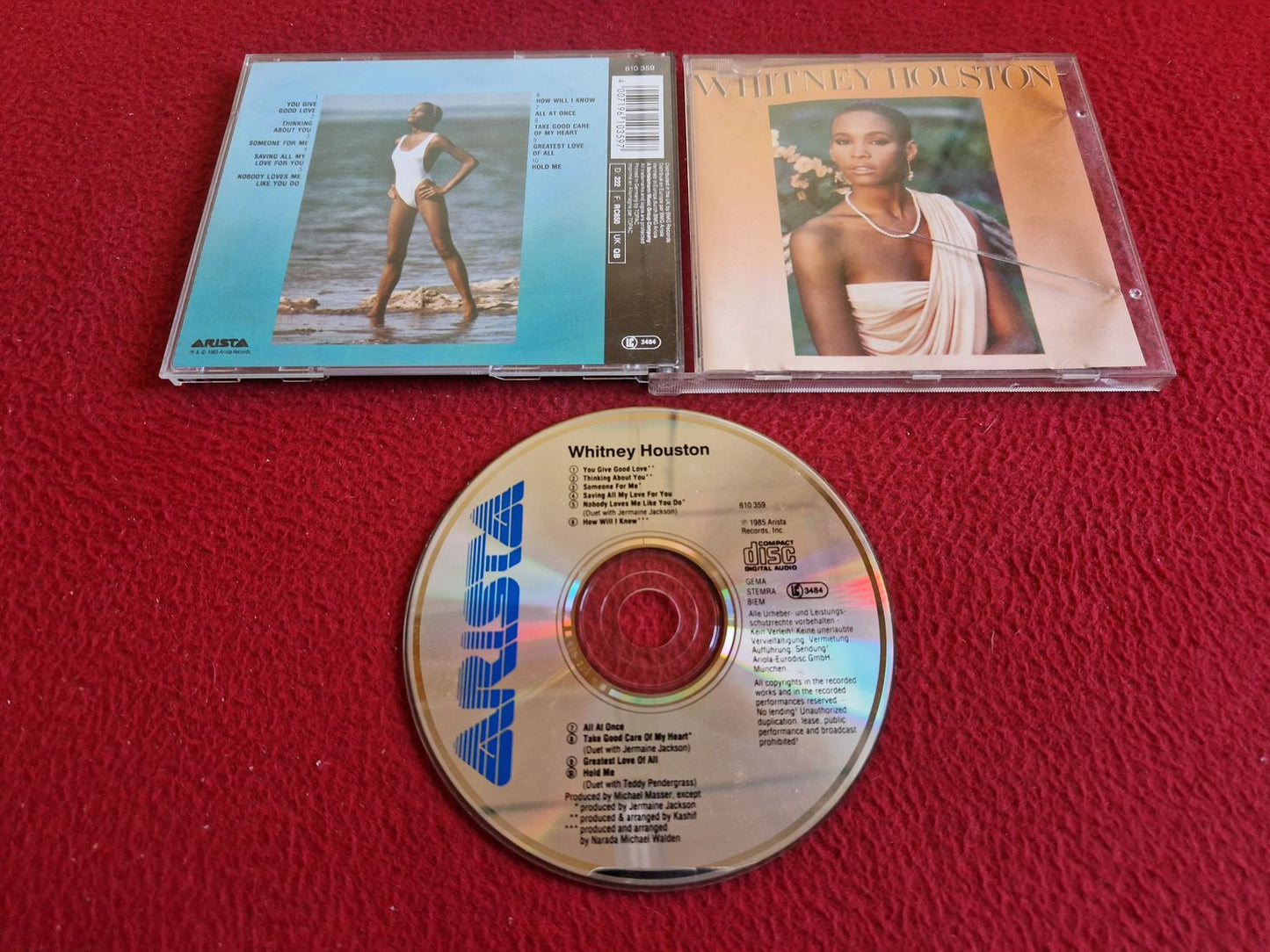 WHITNEY HOUSTON - WHITNEY CD