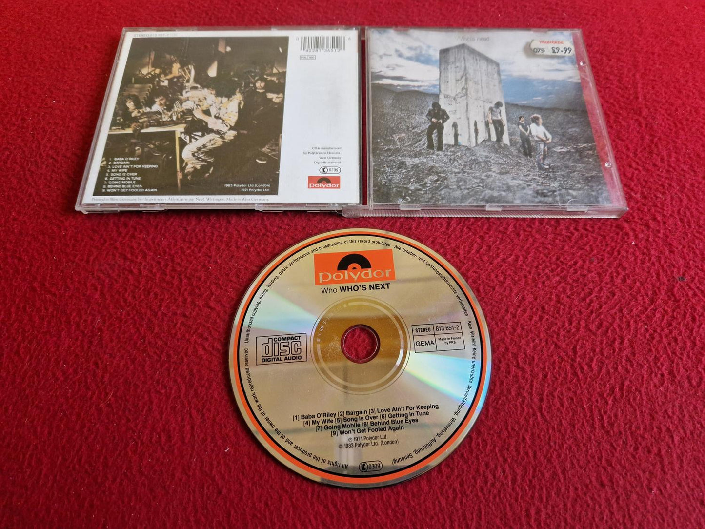 WHO WHO'S NEXT CD